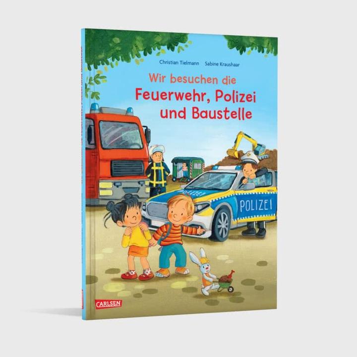 Produktbild Max-Bilderbücher: Wir besuchen die Feuerwehr, Polizei und Baustelle (Deutsch)