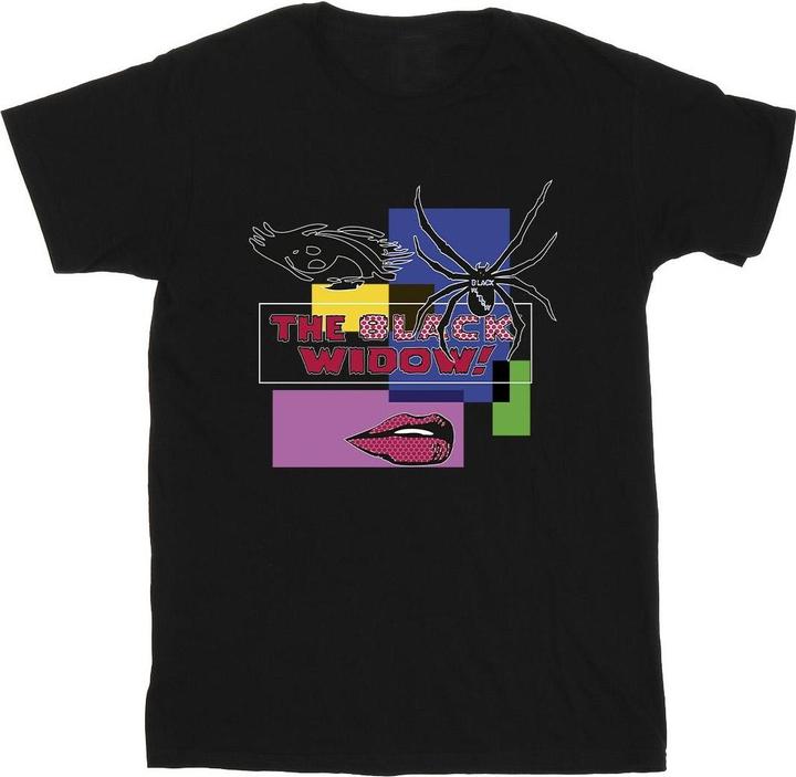 Actual product image Mens Black Widow Pop Art T-Shirt (S)
