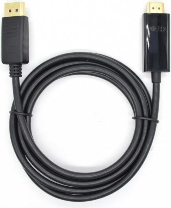 Produktbild Lenovo DisplayPort- HDMI 1.8 m. Kabel, schwarz (AKXVDMHMDP18B) (1.80 m, DisplayPort)