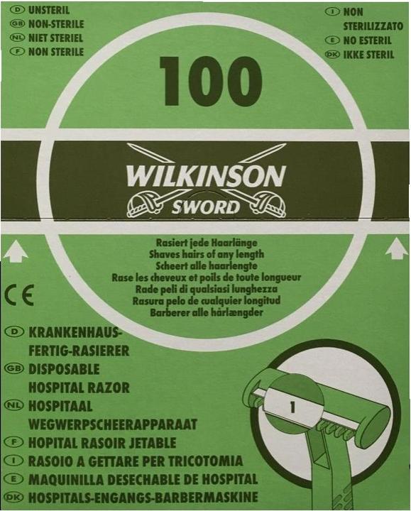Image du produit Wilkinson rasoir d'hôpital jetable 100pcs