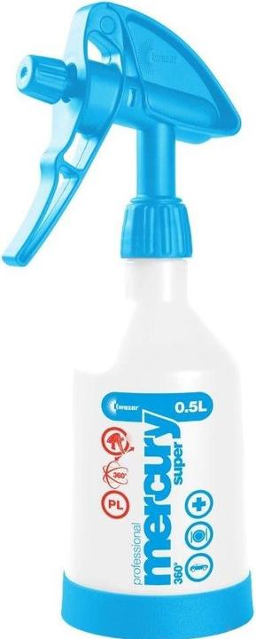 Actual product image Kwazar SPRAY BOTTLE Mercury Alkaline VITON BLUE SPRAY BOTTLE 0.5 litre (0.50 l)