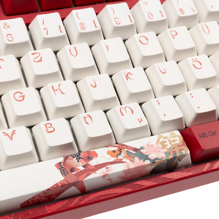 Produktbild Varmilo VEA109 Koi Gaming Tastatur, MX-Brown, weisse LED (DE, Kabelgebunden)