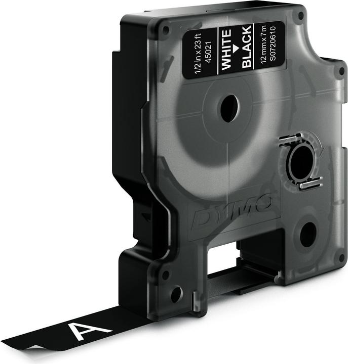 Dymo S0720610 Standardband (1.20 cm, Weiss, Schwarz)