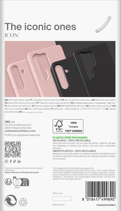 Image du produit Puro Couverture arrière (Samsung Galaxy S25 Ultra)