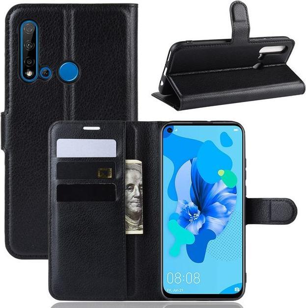 Actual product image MU Classic Litchi Leather Bookcover Series (Huawei P20 Lite (2019))