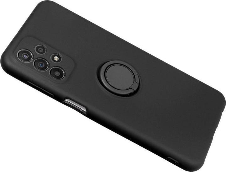 Actual product image OEM Back panel cover SILICONE RING case for SAMSUNG A16 5G / A16 4G black