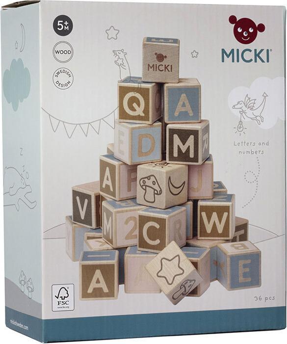 Immagine prodotto Micki Blocchi Di Lettere 36 Pezzi.