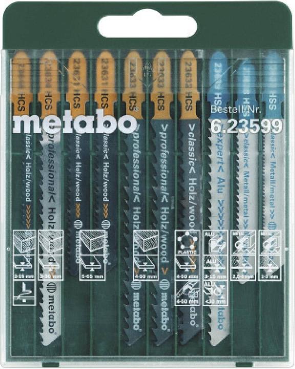 Metabo Stichsageblattsortiment Promotion 10-Teilig