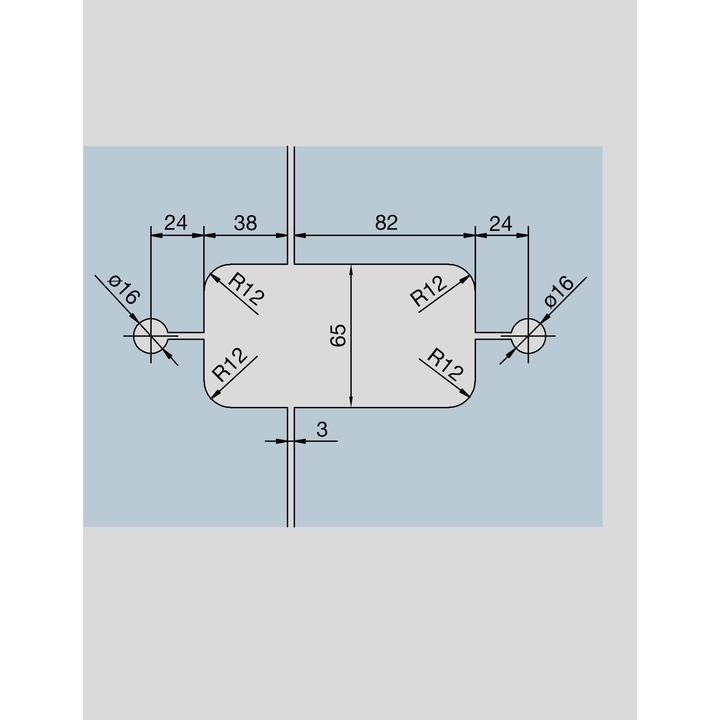 Actual product image Dormakaba Swing door hinges TENSOR