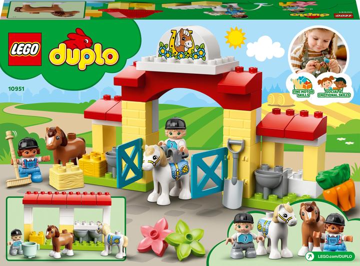 Produktbild LEGO Pferdestall und Ponypflege (10951)