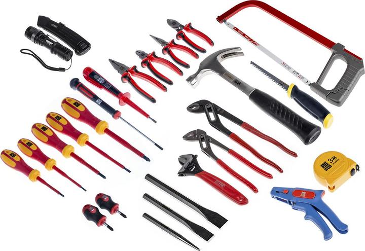 Actual product image Rs Pro 31 Piece Electrician's Tool Kit (32 pieces)
