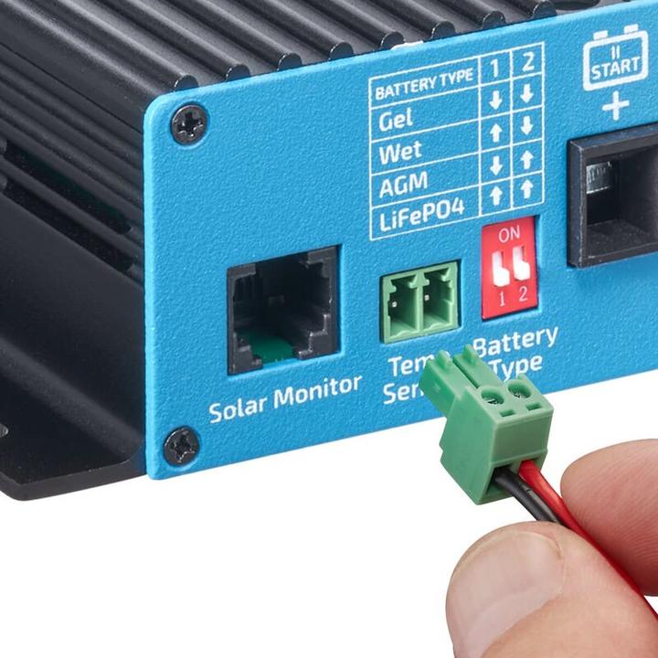 Actual product image Ective MPPT solar charge controller DSC35 Solar controller 500Wp 35A for 2 12V batteries PV