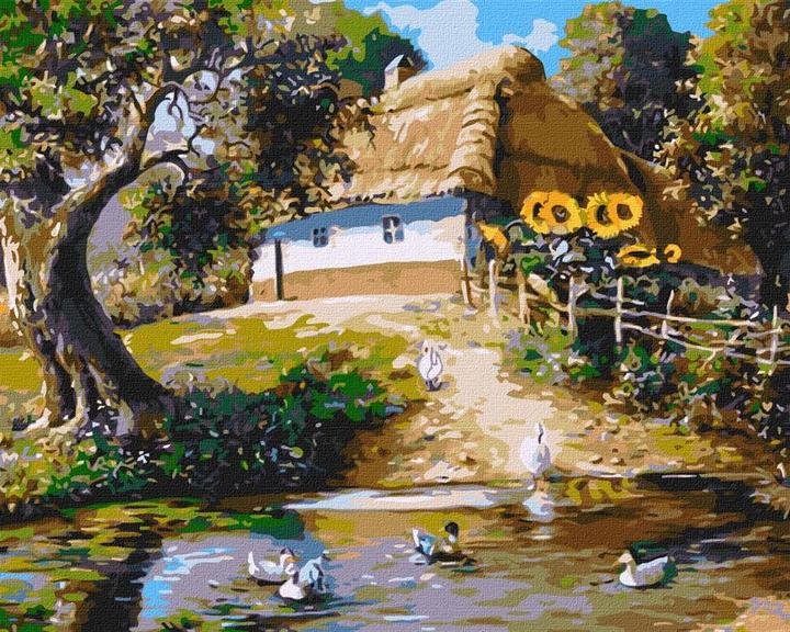 Immagine prodotto Ideyka Pittura con i numeri - Piccolo villaggio 40 x 50 cm