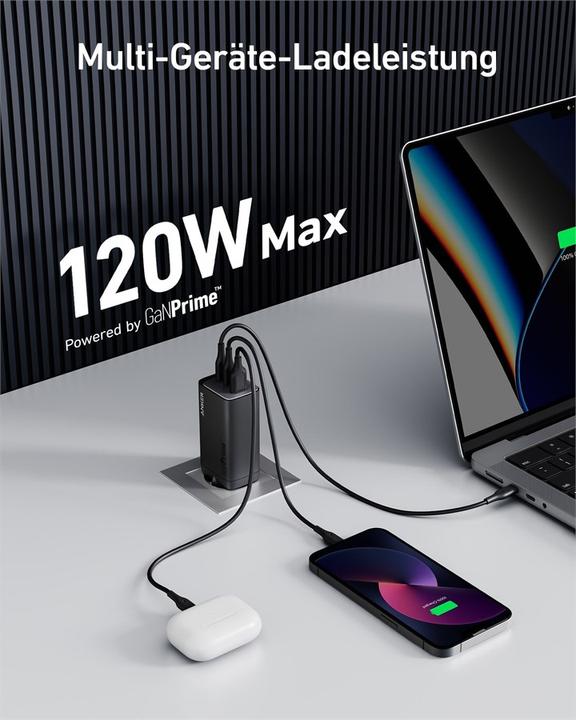 Image du produit Anker 737 GaN III (120 W)