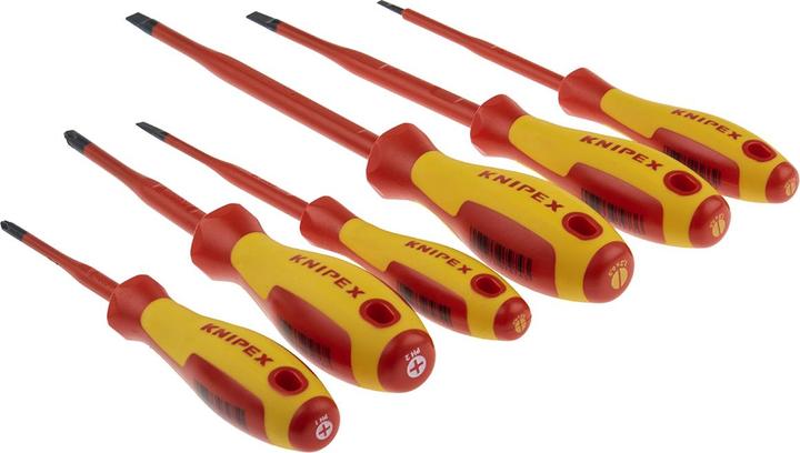 Produktbild Knipex VDE Schraubendreher-Paket (Phillipps-Kreuzschlitz (PH), Schlitzschrauben)