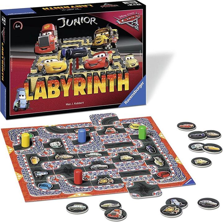 Produktbild Ravensburger Cars 3 Junior Labyrinth (Deutsch, Englisch, Französisch, Italienisch)