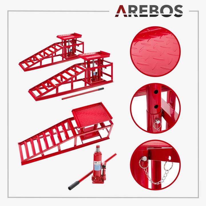 Actual product image Arebos Car ramp
