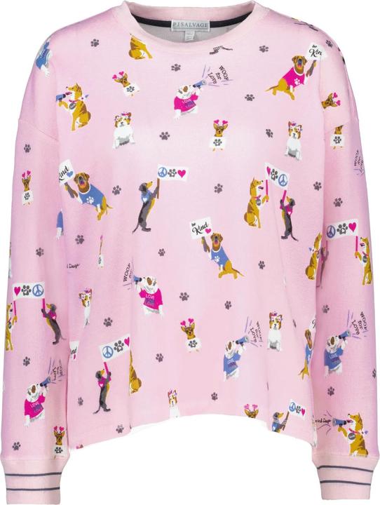 Actual product image Pj Salvage Woof of Love" pyjama top (36)