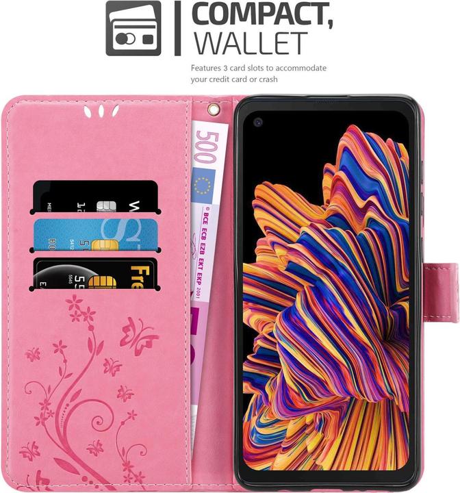 Immagine prodotto Cadorabo Copertina del libro a fiori (Samsung Galaxy Xcover Pro)