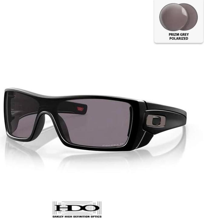Immagine prodotto Oakley Occhiali da sole Batwolf - Lenti Prizm polarizzate grigie - Montatura nera
