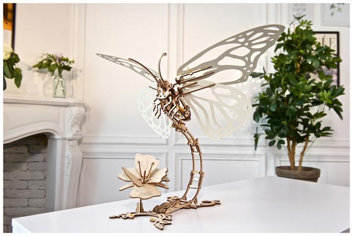 Actual product image Ugears Mechanical butterfly (161 pieces)