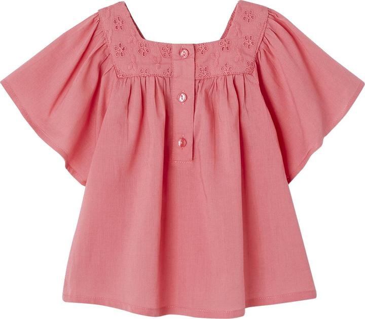 Image du produit Vertbaudet Blouse bébé avec broderie ajourée (86)