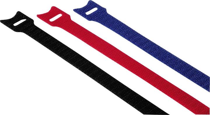 Image du produit Hama Attaches de câbles en velcro, 12 pièces (Serre-câbles velcro, 145 mm, 12 pcs)