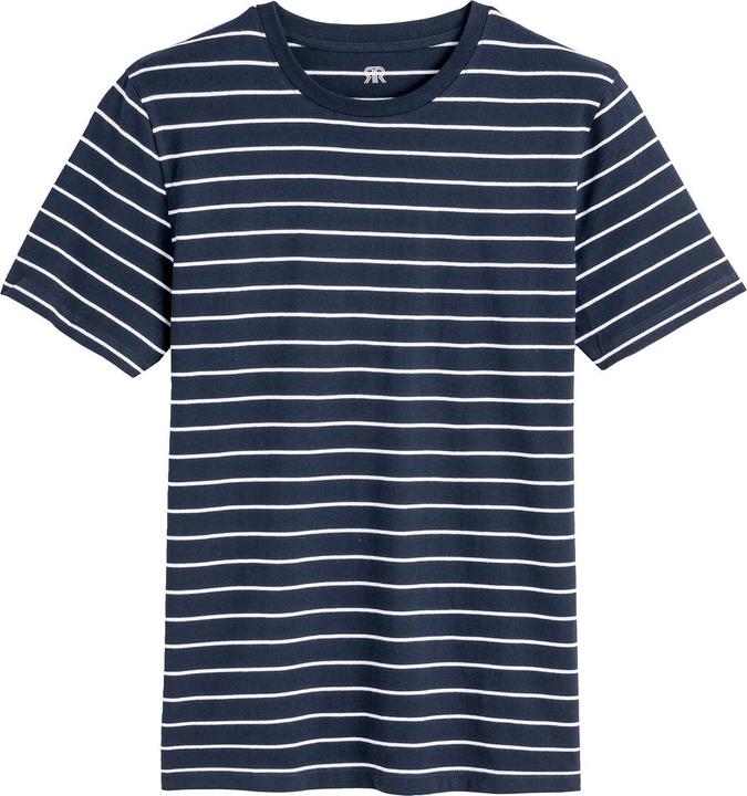 La Redoute Collections Gestreiftes T-Shirt mit rundem Ausschnitt
