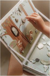Actual product image Little Dutch Magnet Puzzle Forest Friends FSC