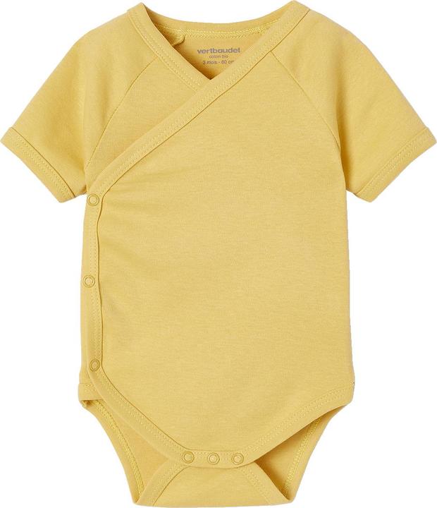 Image du produit Vertbaudet Bio-Kollektion: 5er-Pack Baby Kurzarm-Bodys in Wickelform (68)