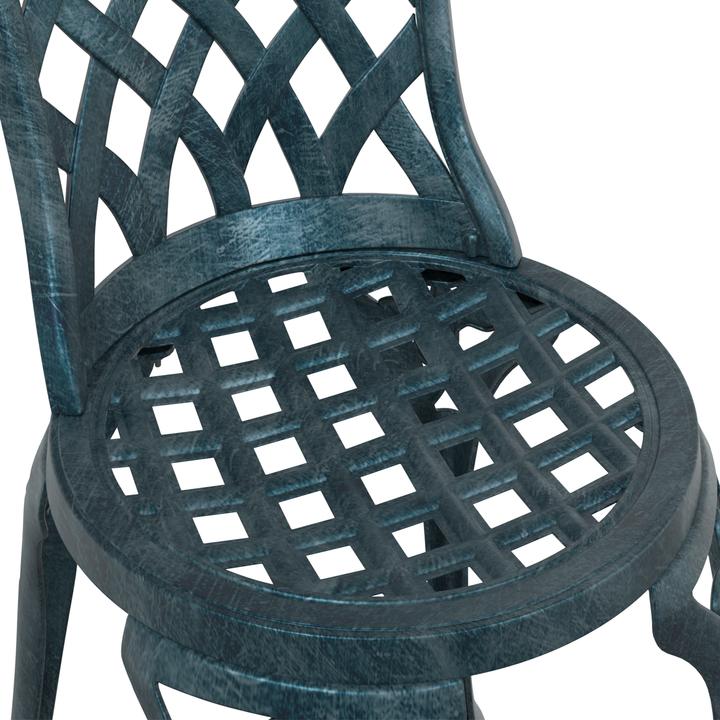 Immagine prodotto VidaXL Set bistrot da giardino 3 pezzi in ghisa verde (53 cm)