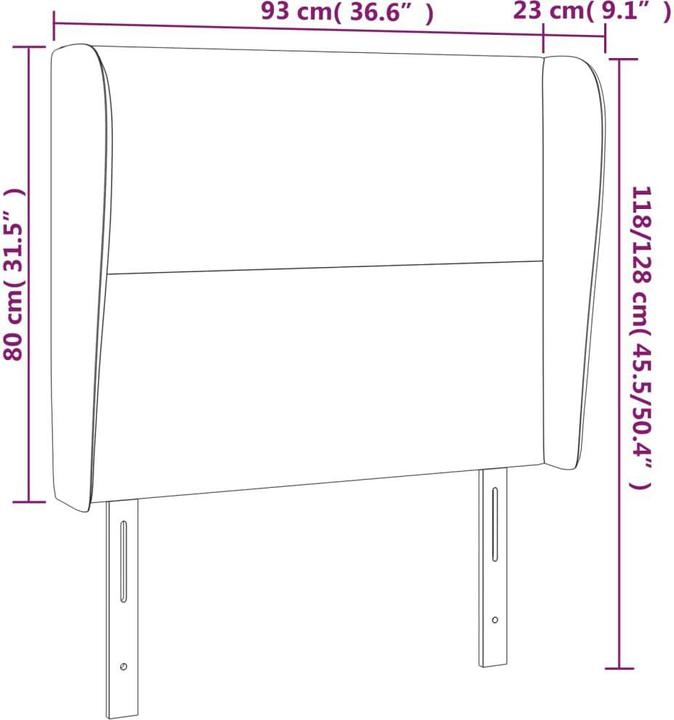 Produktbild VidaXL Cassandra (93 x 23 x 128 cm)
