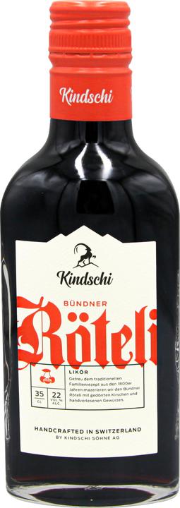 Produktbild Kindschi Bündner Röteli Likör 35 cl