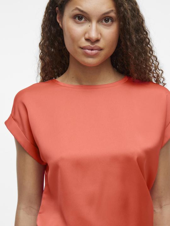 Actual product image Vila Round neckline top with short sleeves (34)