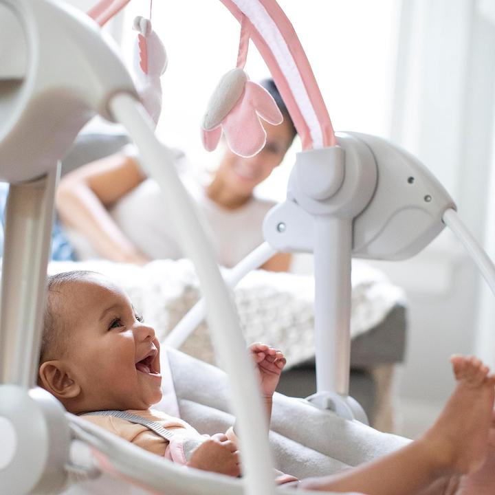 Actual product image Ingenuity Baby Swing & Baby Seesaw, Flora