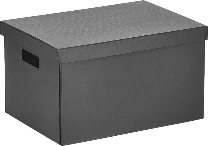 Productafbeelding Zeller Present Opbergdoos 25x35x20 sw (25 x 25 x 20 cm)