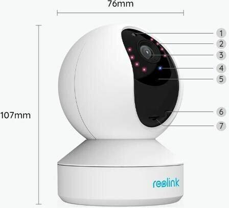Image du produit Reolink CAREolink E1-V2, 3MP, 1080p Full HD (2304 x 1296 Pixels)