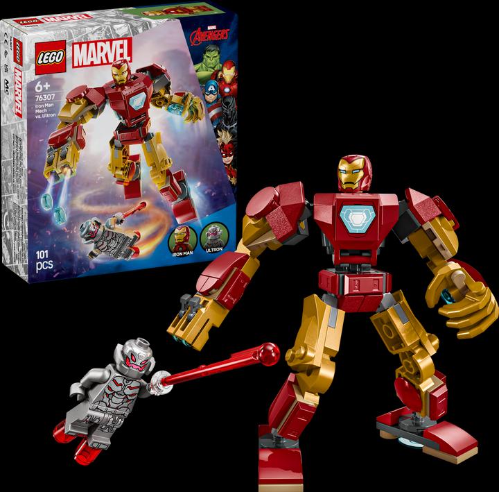 Immagine prodotto LEGO Iron Man Mech vs. Ultron (76307, LEGO Marvel)