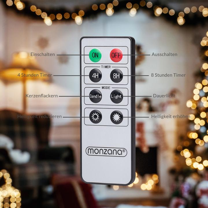 Produktbild Monzana Weihnachtsbaumkerzen (30 x)