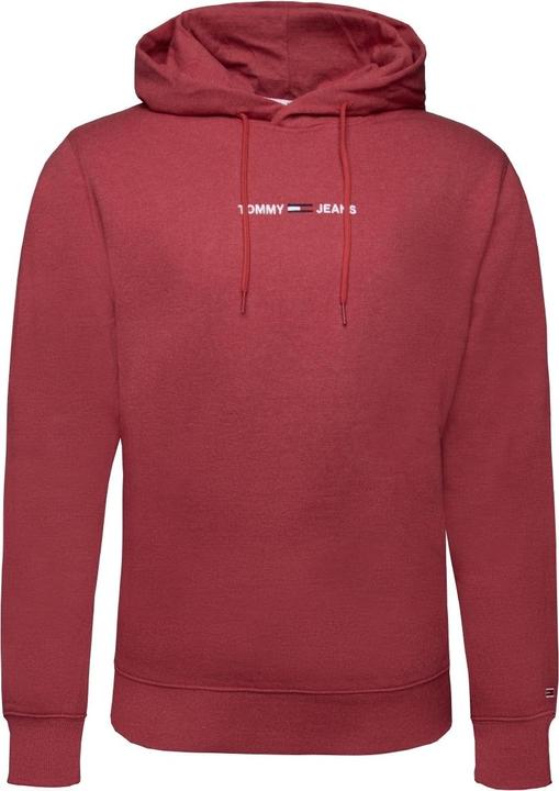 Immagine prodotto Tommy Hilfiger Tommy Jeans Felpa dritta con logo in profondo cremisi (XXL)