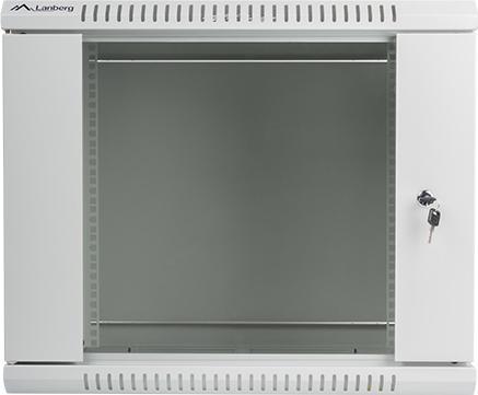 Produktbild Lanberg Wand- Rack 19 " 9U 600x600mm grau (9 HE, 19 Zoll Rack)