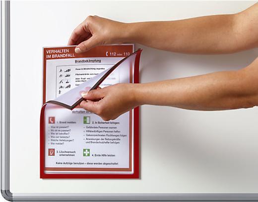 Produktbild eurokraft basic Magnetische Infotasche