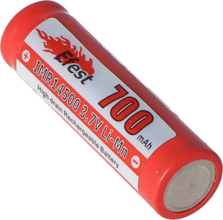 Immagine prodotto Efest Batteria IMR 14500 V1 - non protetta (1 pz., 14500, 700 mAh)