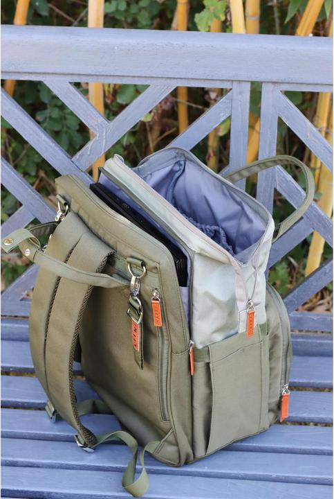 Image du produit Liini Sac à dos à langer olive rPET