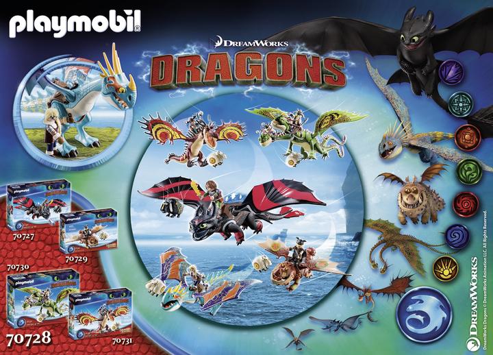 Image du produit Playmobil Dragon Racing : Astrid et Sturmpfeil (70728, Dragons Playmobil)