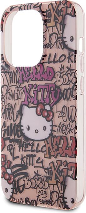 Immagine prodotto Hello Kitty HKHCP13LHDGPTP iPhone 13 Pro / 13 6.1" różowy/rosa custodia rigida IML Tags Graffiti (Apple iPhone 13 Pro)