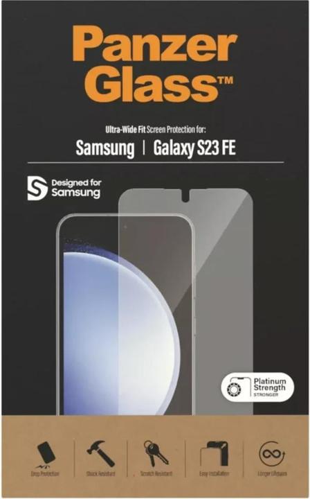 Produktbild PanzerGlass Ultra-Wide Fit (1 Stück, Samsung Galaxy S23 FE)
