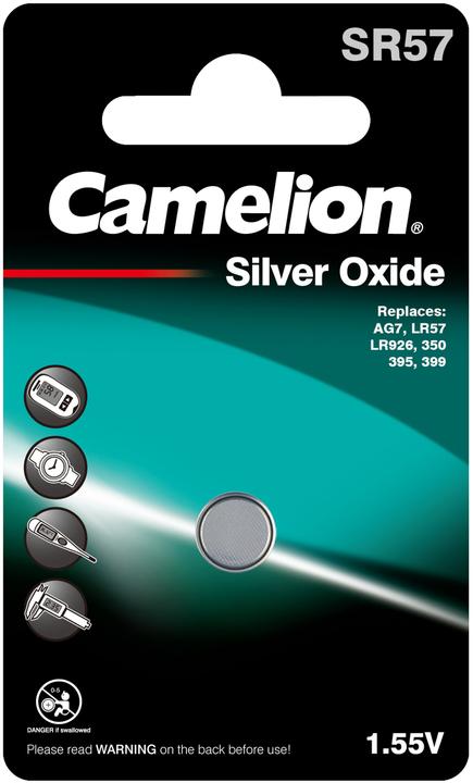 Produktbild Camelion Batterie SR57 Silber Oxid ( 1 Stück) (1 Stk., SR57, 43 mAh)