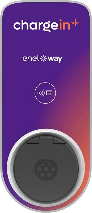 Actual product image No Name Enel X JuiceBox Plus 3.0 socket type 2 22kW three-phase WLAN + mobile radio with Global SIM MVNO RF (Type 2, 22 kW)