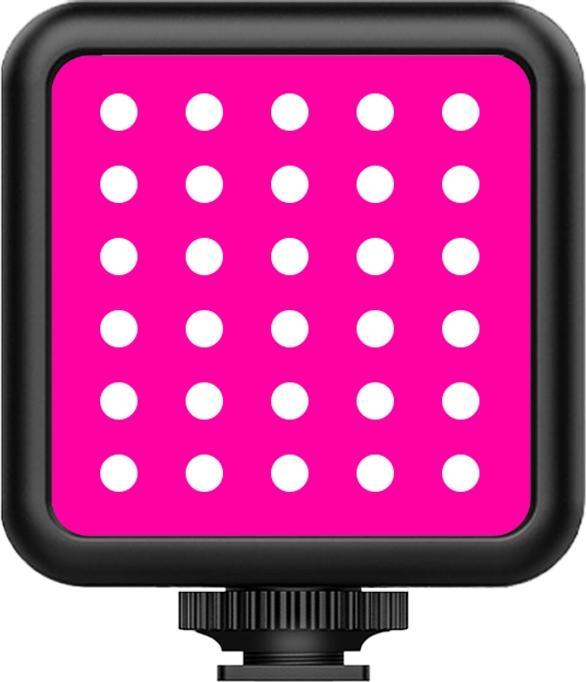 Actual product image EKO 360 colours RGB LED lamp 9000K, rechargeable and portable. (Further permanent lights)